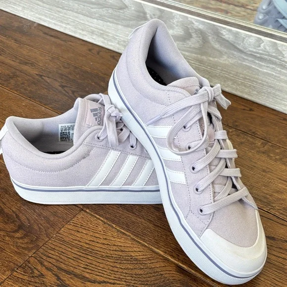Adidas Women's Lavender Sneakers - Picture 4 of 8